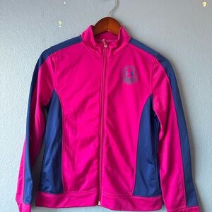 Under Armour Fuchsia and Navy Athletic Jacket
